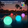 1 Pack, Glow Beach Ball(16"), Waterproof Inflatable Led Beach Ball 16 Colors 4 Light Mode, Pool Toy Glow Ball, Pool Party Decoration Beach Game, Summe