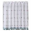 Kitchen Curtain Semi-sheer Short Curtain Pendant Half Window Curtain for Bedroom Porch