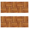 Decking Tiles Vertical Pattern 11.8"x11.8" Acacia Set of 20