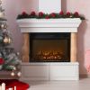 23 inch electric fireplace - black