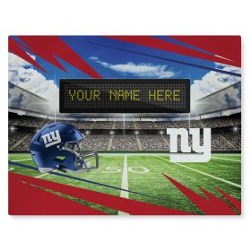 [Personalization Only] Official NFL Giants - 62" x 84" Personalized Washable Rug