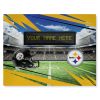 [Personalization Only] Official NFL Steelers - 62" x 84" Personalized Washable Rug