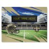 [Personalization Only] Official NFL Saints - 62" x 84" Personalized Washable Rug