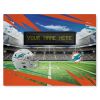 [Personalization Only] Official NFL Dolphins - 62" x 84" Personalized Washable Rug