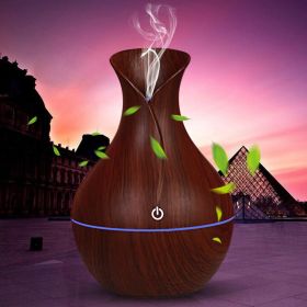 LED Ultrasonic Aroma Humidifier Essential Oil Diffuser Aromatherapy Air Purifier Home Small Incense Burner Holder Candle Yoga Fragrance Indoor Vase Sh