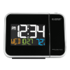 La Crosse Technology Color Entry Level Projection Black LED Alarm Clock with Temperature, W85923