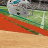 [Personalization Only] Official NFL Dolphins - 62" x 84" Personalized Washable Rug