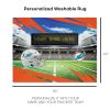 [Personalization Only] Official NFL Dolphins - 62" x 84" Personalized Washable Rug