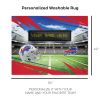 [Personalization Only] Official NFL Bills - 62" x 84" Personalized Washable Rug