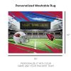 [Personalization Only] Official NFL Cardinals - 62" x 84" Personalized Washable Rug