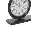 DecMode 12" Brown Metal Bike Clock