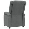 Massage Chair Dark Gray Fabric