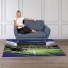 [Personalization Only] Official NFL Ravens - 62" x 84" Personalized Washable Rug