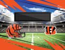 [Personalization Only] Official NFL Bengals - 62" x 84" Personalized Washable Rug