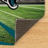 [Personalization Only] Official NFL Jaguars - 62" x 84" Personalized Washable Rug