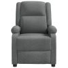 Massage Chair Dark Gray Fabric