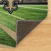 [Personalization Only] Official NFL Saints - 62" x 84" Personalized Washable Rug