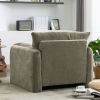 Modern Style Chenille Oversized Armchair Accent Chair Single Sofa Lounge Chair 38.6'' W for Living Room, Bedroom, Green