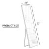 Aluminium alloy Metal Frame Wall Mounted Full Body Mirror ,Bathroom Vanity Mirror, Bedroom Home Porch, Decorative Mirror, Clothing Store, Floor Mounte