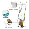 Aluminium alloy Metal Frame Wall Mounted Full Body Mirror ,Bathroom Vanity Mirror, Bedroom Home Porch, Decorative Mirror, Clothing Store, Floor Mounte