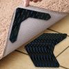 4/8pcs High Quality Non-slip Anti-drill Carpet Stickers Suitable For Living Room Dining Room Bathroom Rugs, Prevent Rugs From Moving And Rolling Edges