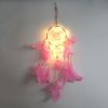 1pc Creative Dream Catcher With LED Lights; Night Light Dream Catcher; Wall Hanging Ornament